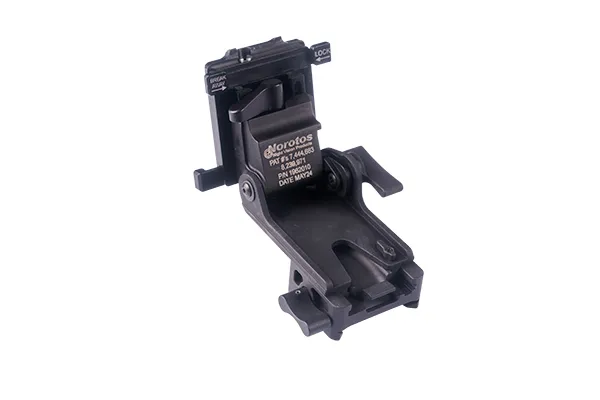 [1962010BLK-3b] Norotos Lo-Sto Force-to-Overcome Helmet Mount (Black, Horn (PVS 7/14))