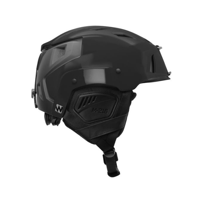 [85-2BKGY-1] Team Wendy M-216 Ski Helmet, Black & Gray, Large