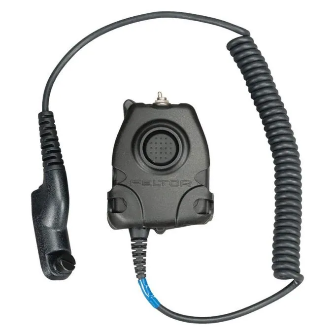 [FL5063-02OB] 3M Peltor Push-To-Talk (PTT) Adapter Motorola Turbo NATO Wiring (OPEN BOX)